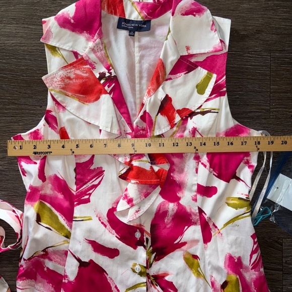 New jones New York size 12 spring summer dress - Picture 5 of 10